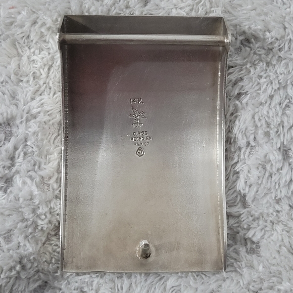 Rare 14k gold resting on 925 silver buckle. - Picture 3 of 3